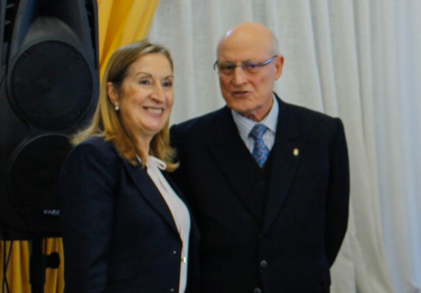 Doña Ana Pastor con Don Fernando Rey
