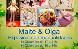 Exposición de manualidades de Maite & Olga