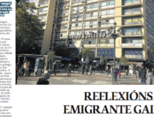 «Reflexiones de un emigrante gallego». Por Fernando Rey Paz